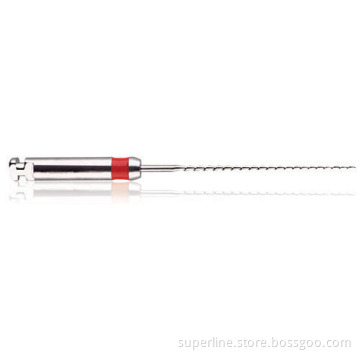 Stainless Steel Rotary H-Files Root Canal Instruments Approved by CE